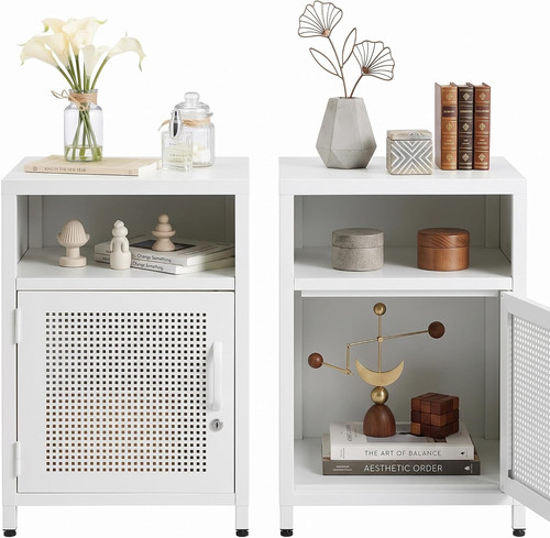 Modern metal locker - locker, nightstand
