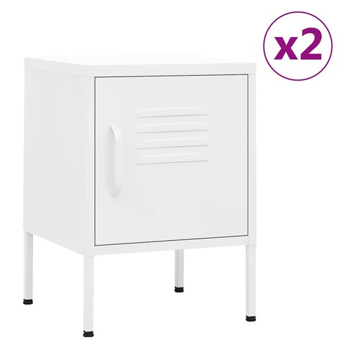 Nightstand steel bedside - 1/2x,