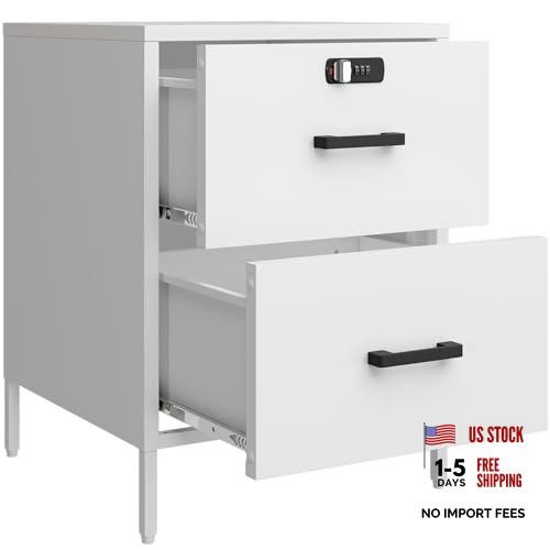 White metal locker end table - locker,